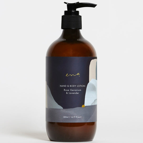 Hand & Body Lotion - Rose Geranium & Lavender