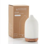 Stone Aroma Diffuser - White/Wood Grain