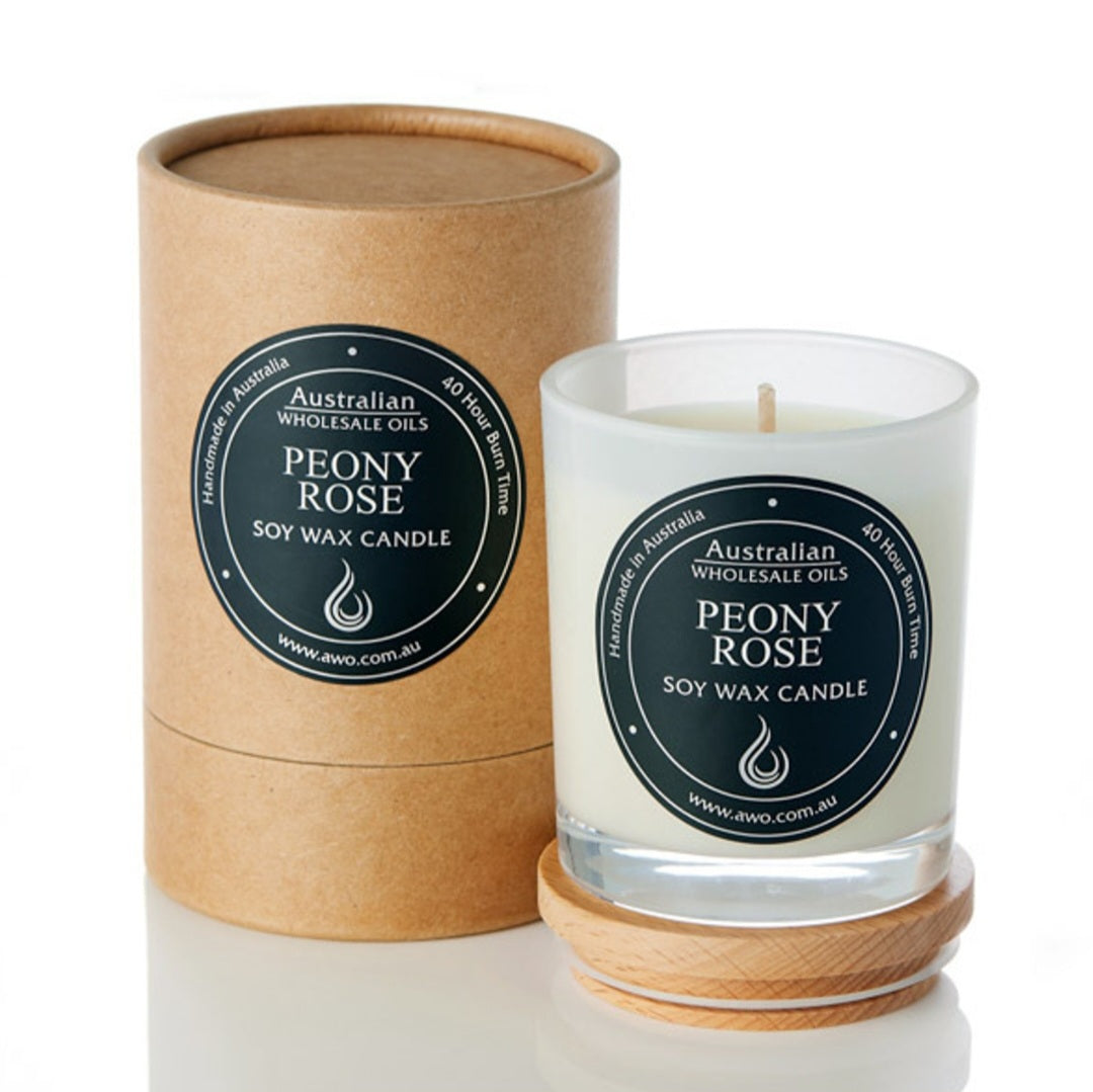 Peony Rose Soy Candle
