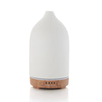 Stone Aroma Diffuser - White/Wood Grain